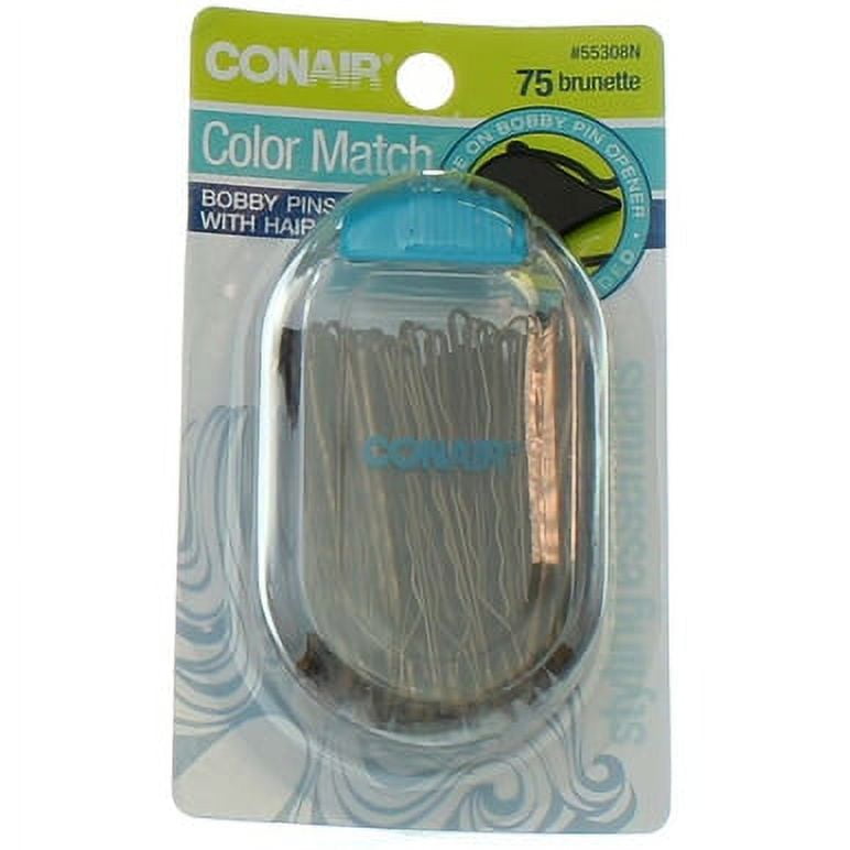 Color Match Bobby Pins Brunette - 75 CT - Image 4