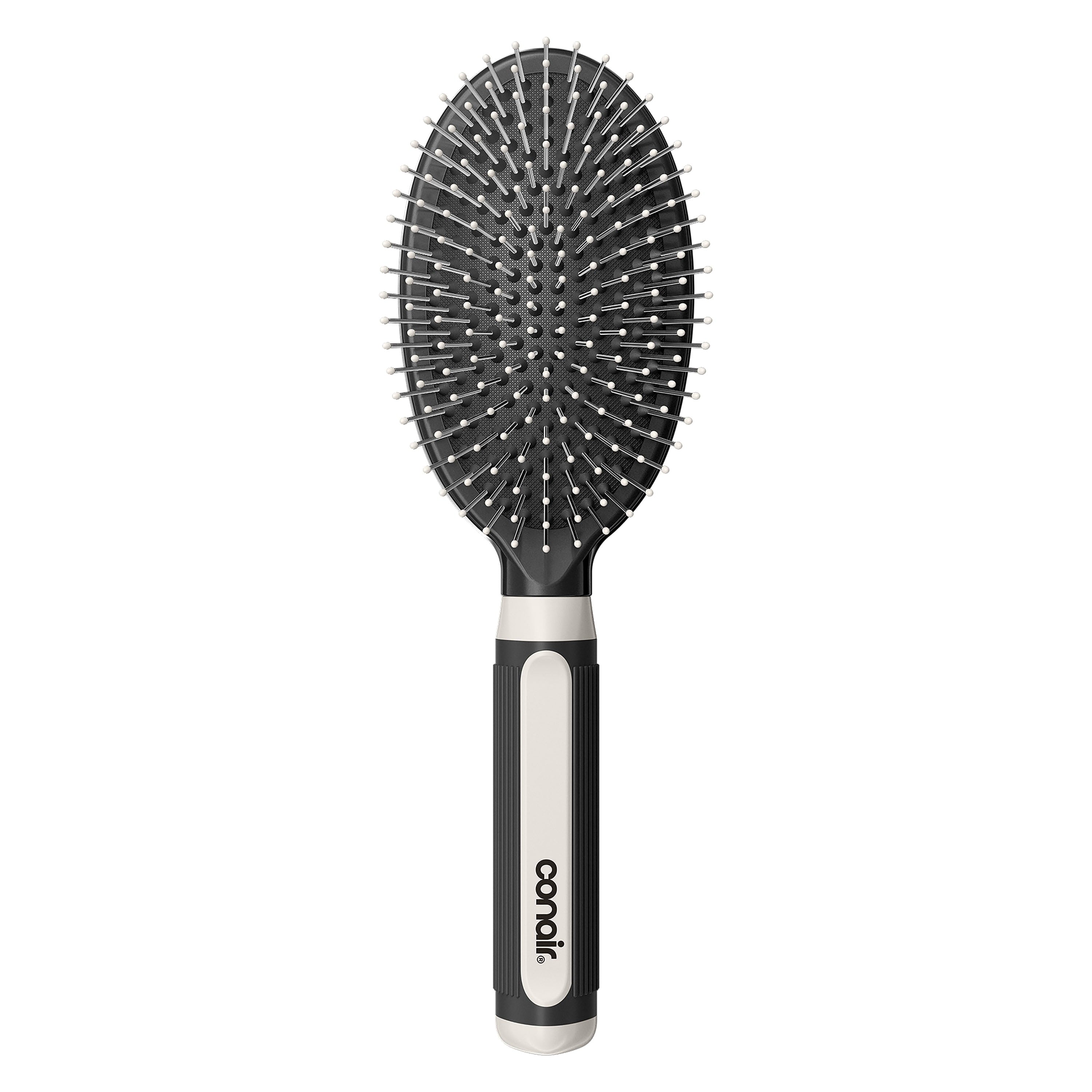 (6 pack) Conair Grip & Glide Wire Bristle Cushion Hair Brush with Rubber-Grip Handle, Colors Vary - Image 2