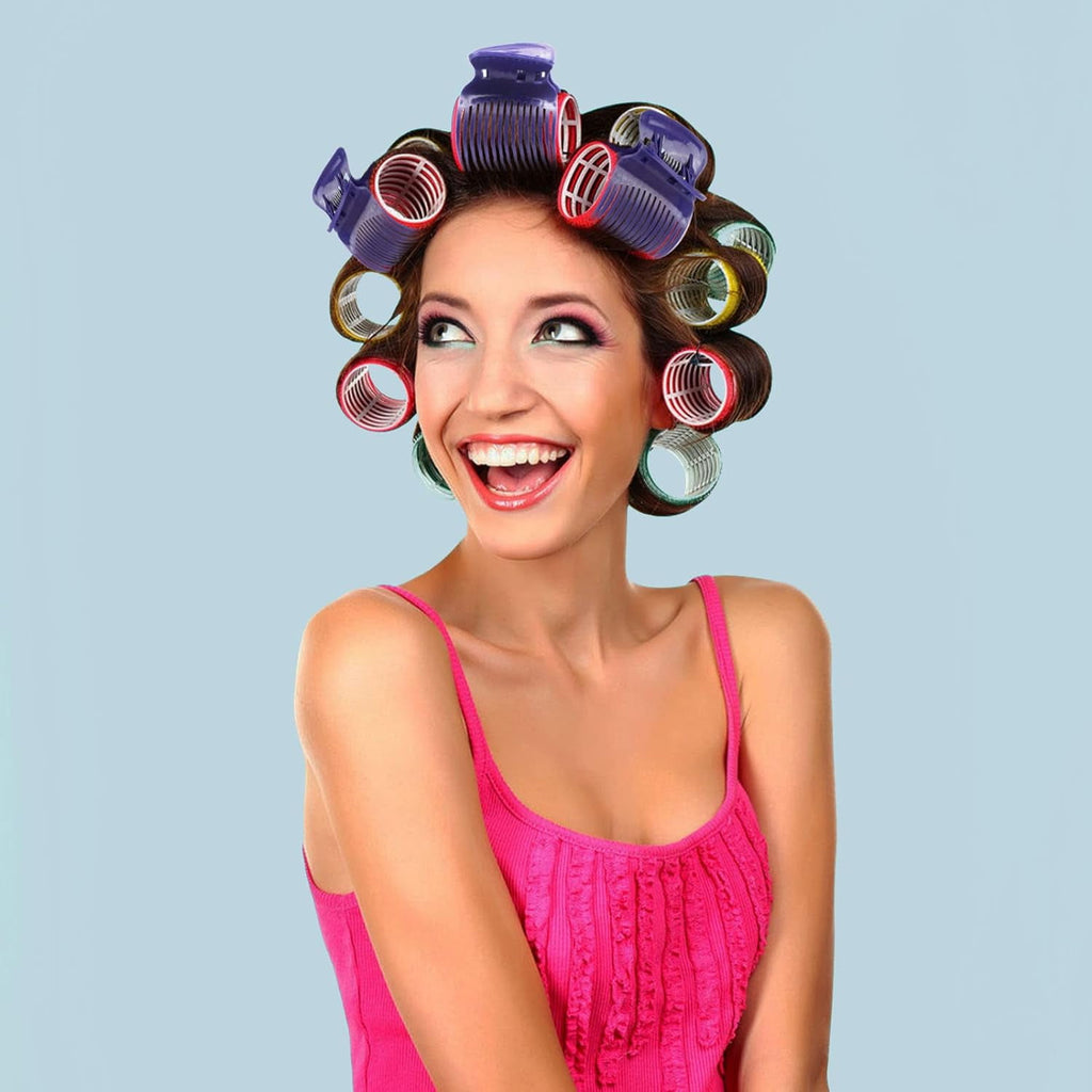 24 Clips for Hair Curler Claw Clip Replacement Hair Section Styling for Women Girls Purple - Image 2