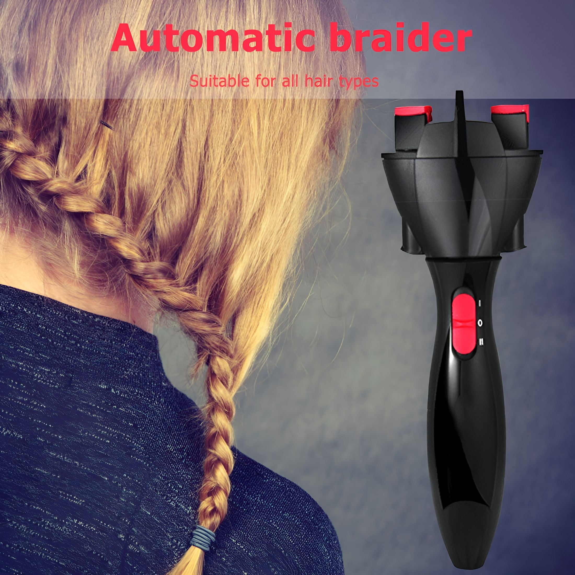 2026 New Electric Hair Braider Automatic Twist Knitted Hairstyle Braiding Machine for Home Salon Travel - Image 4