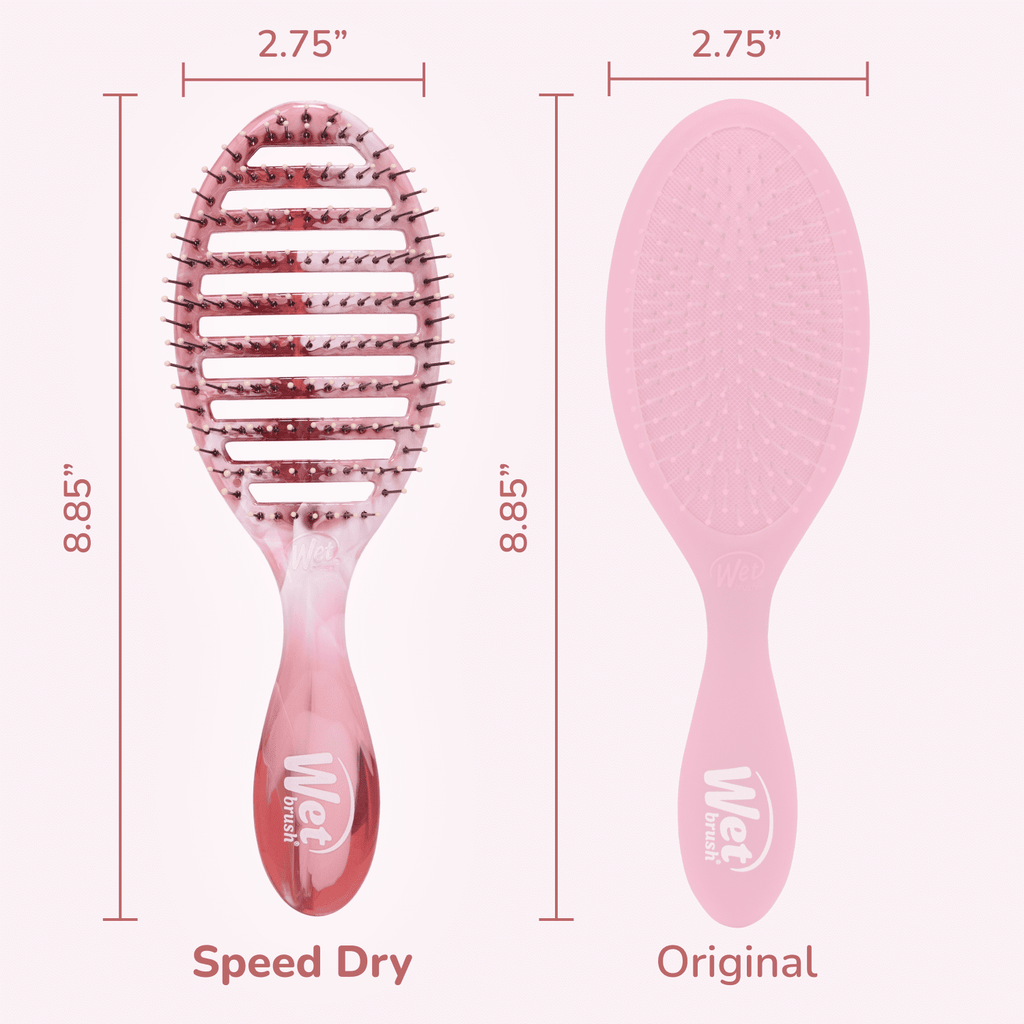 Wet Brush Speed Dry, Vented Hair Brush, Blow-Dry Safe, Sweet Seaglass Pink - Image 5
