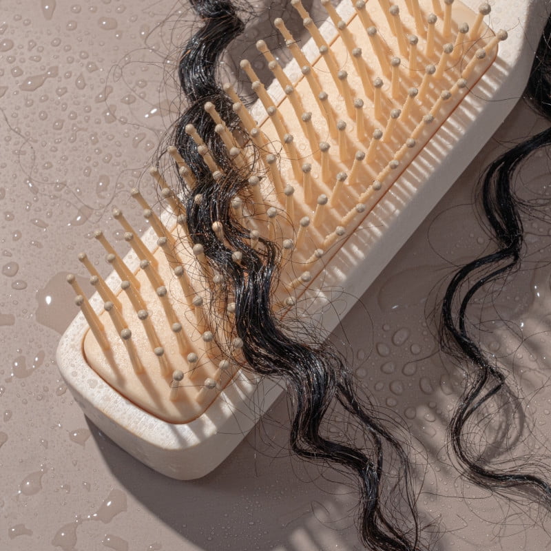 Detangler Hair Brush, Bamboo - Image 5