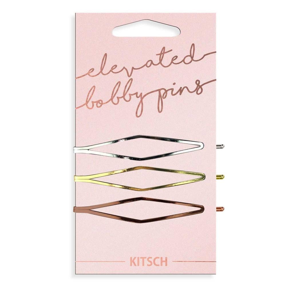 Metal Diamond Pin Adult Bobby Pins, Gold, Rose Gold, Silver, 3 Ct - Image 4