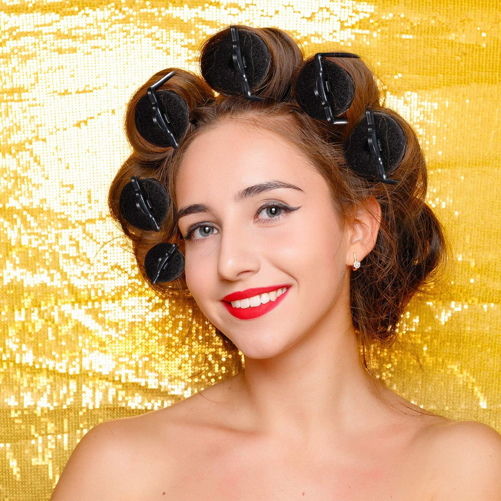 12 Pcs Soft Foam Hair Curlers Flexible Sleeping Curlers Sponge Hair Rollers for Hair Styling Overnight Curl and Volum... - Image 6