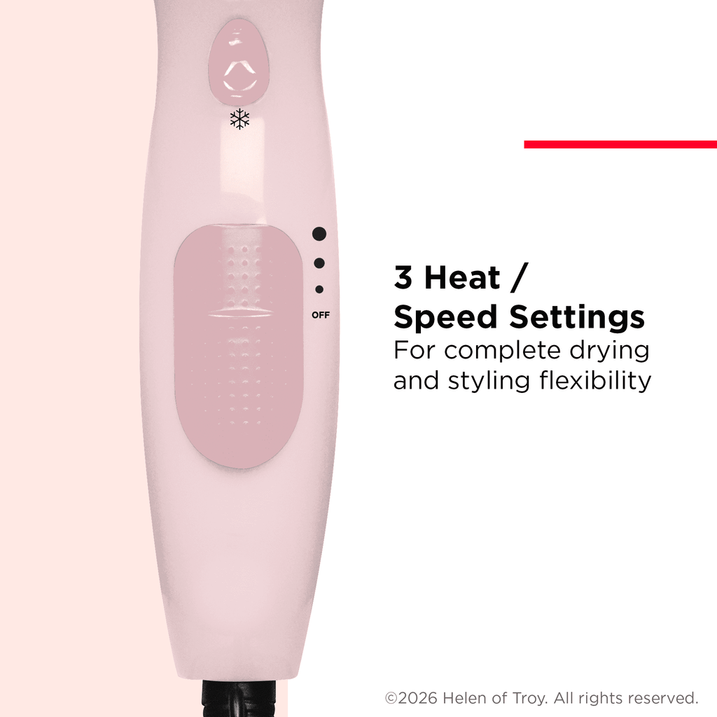 Control Ionic Hair Dryer, 1875 Watts, Light Pink - Image 4