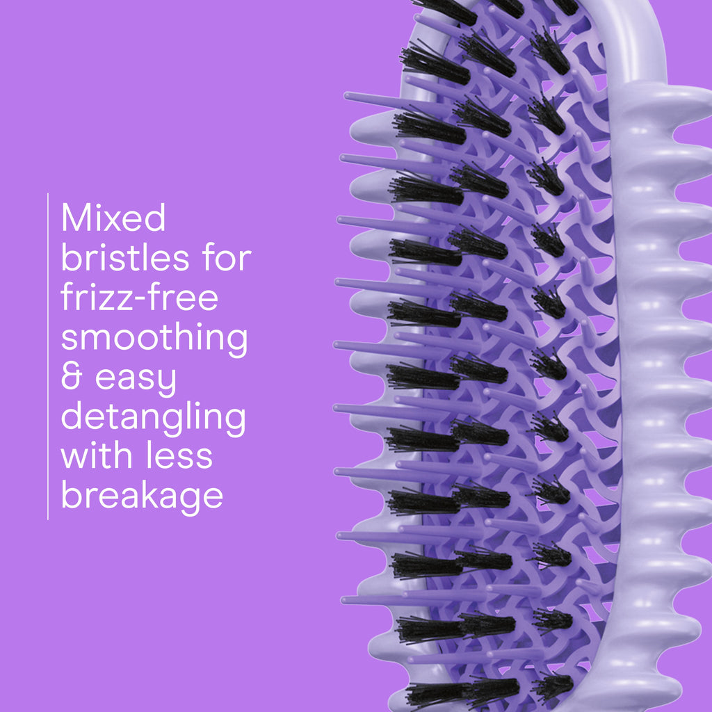 Pro Detangler Hair Brush, Purple, Frizz-free Detangling, 1 Count - Image 5