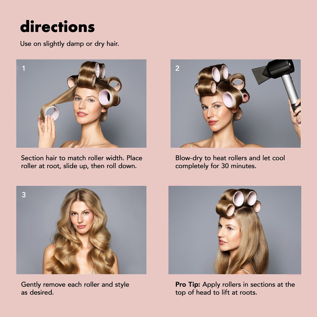 The Hair Edit Ceramic Volumizing Rollers, 9-Pack - Image 4