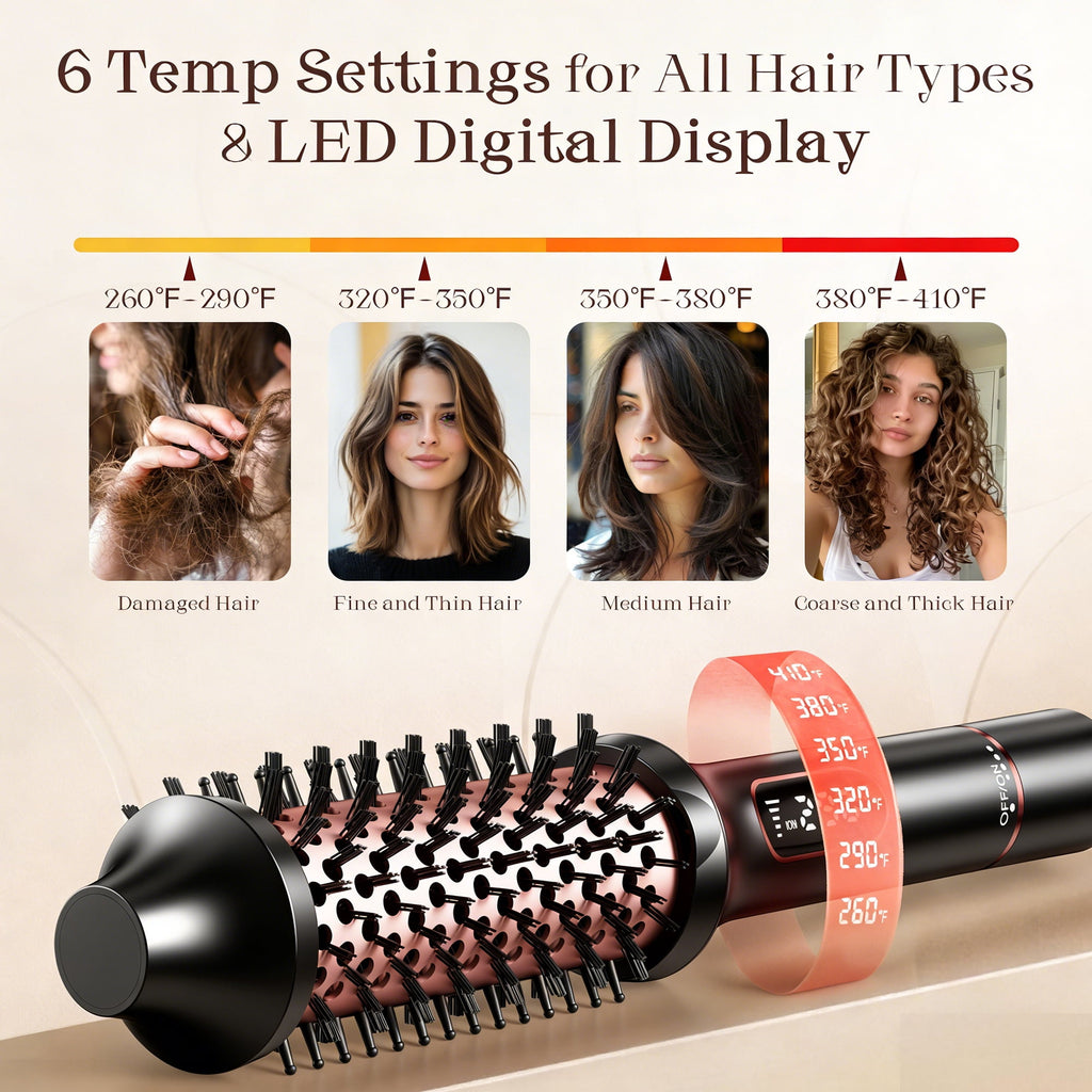 Curling Iron, Heated Round , 1.5 inch Electric Curl Wand, Curly Hair Dryer - Image 2