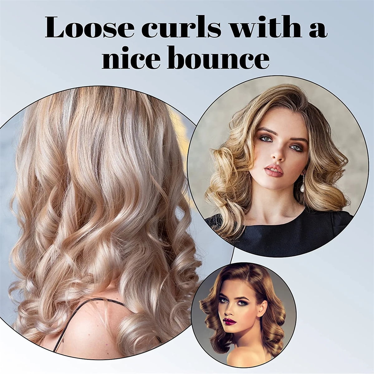 Casewin Jumbo Foam Sponge Hair Roller Soft Sleeping Rollers Curvy Wavy Hairstyle Curling Hair Styling Tools 24 Pieces Use for Long Hair Shor - Image 2