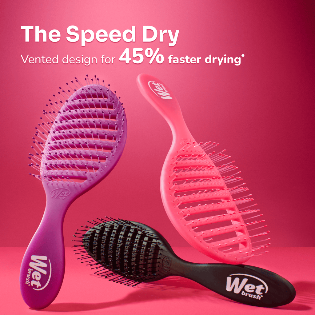 Wet Brush Speed Dry, Vented Hair Brush, Blow-Dry Safe, Sweet Seaglass Pink - Image 6