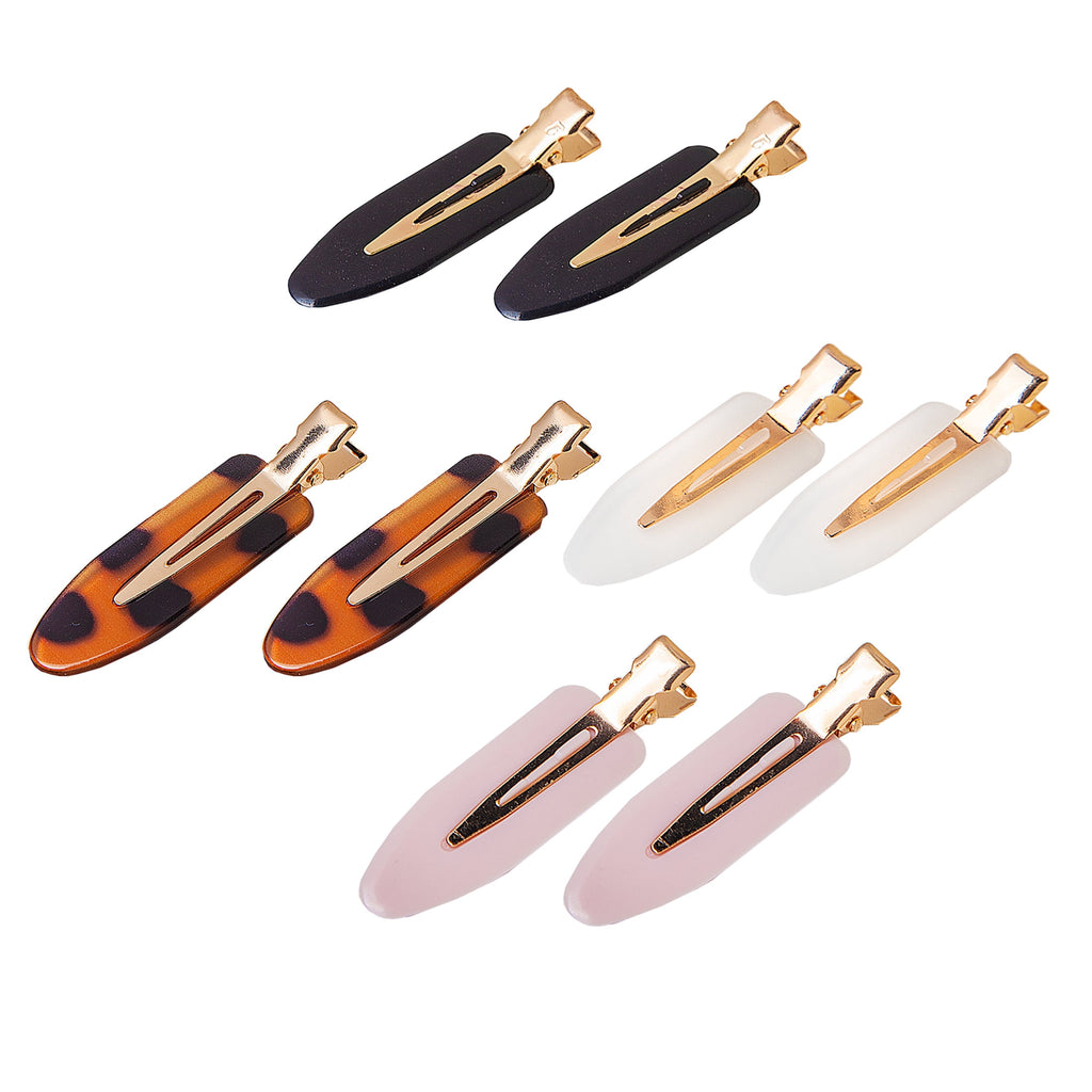 NonSlip Creaseless Hair Clips, NoDent Styling Clips for Makeup, HeatFree Hair Styling & Sectioning, 8 Count - Image 2