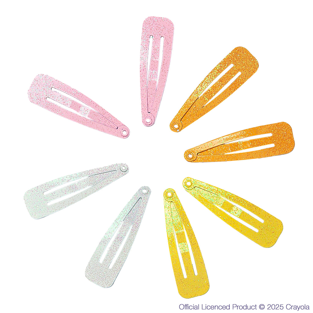 Enchante Crayola Kids Snap Hair Clips for Girls, 18 Count - Image 5