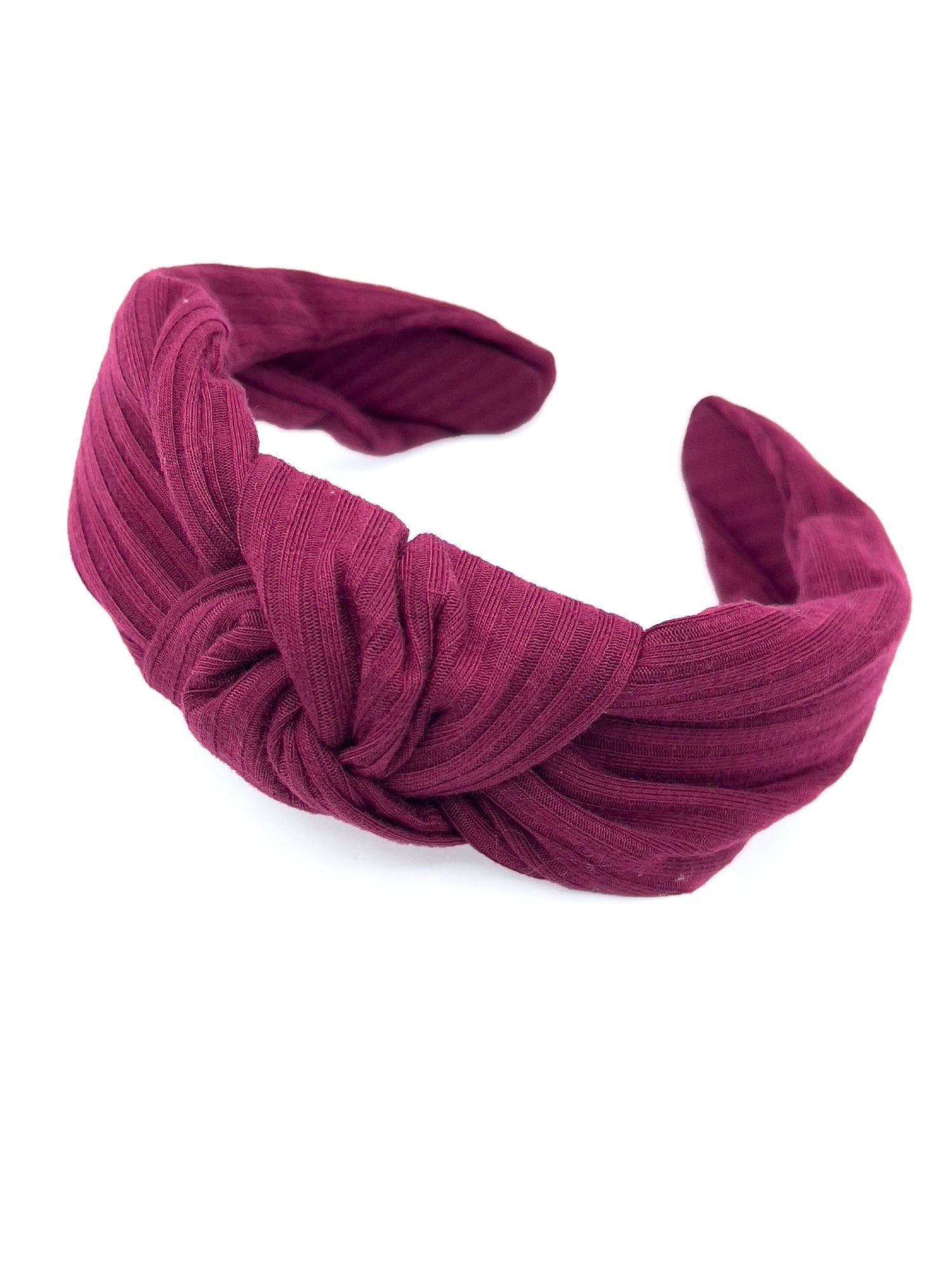 Knotted Headband, Red - Image 5
