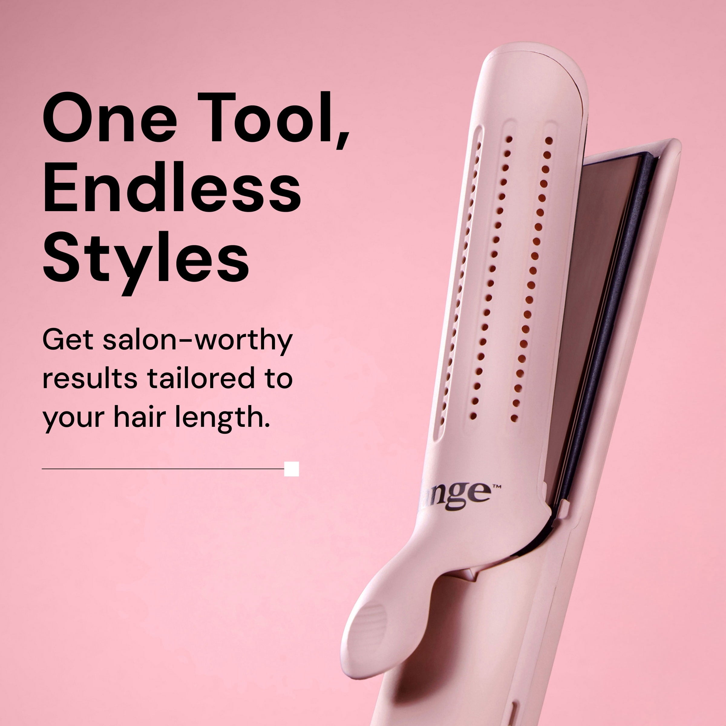 Duo 360° Airflow Styr | 2-in-1 Curling Wand & Titanium Flat Iron Straightener - Image 3