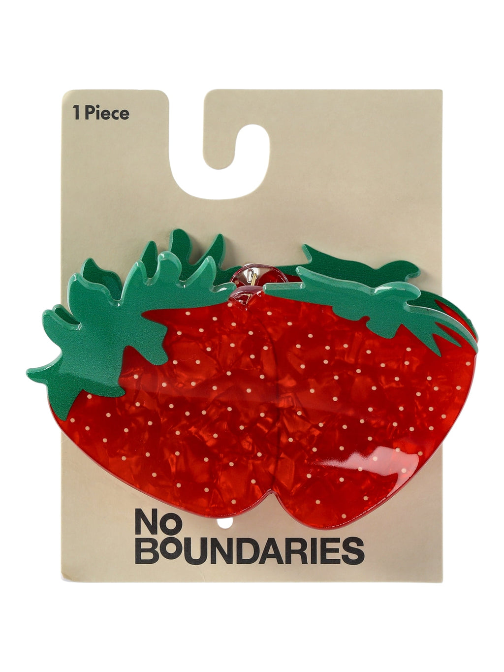 No Boundaries Strawberry Hair Claw Clip, Women's - Image 2
