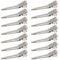 1.75 Prong Curl Metal Hair Clips for Dreads Lock Clips Hair Alligator Clips Silver Section Clips Metal Alligator Clip...