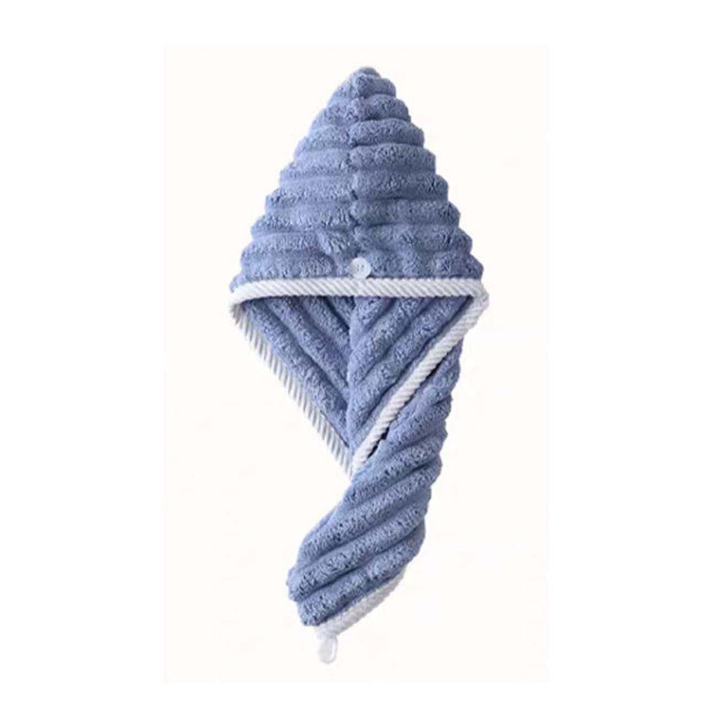 1 Pack Large Microfiber Hair Towel Wrap for Women, Thicken Super Absorbent Quick Dry Hair Turban for Drying Curly Lon...