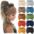 10 Pcs Wide Headbands for Women, Large Sport Workout Stretch Non-slip Big Hair Bands