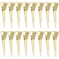 100pcs 4.5cm Prong Clips Gold Curl Pins Duckbill Section Clips for Hair Extensions Styling Crafting