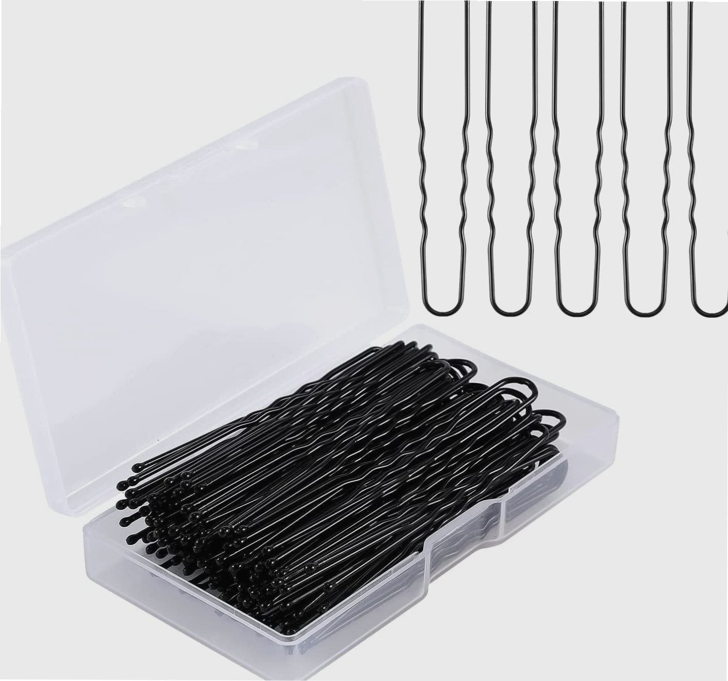 100pcs , 2.7in Hair Styling Pins Bobby Pin Metal U Hair Pins for Women Girls Buns Wedding Hairstyles All Hair Types, ...