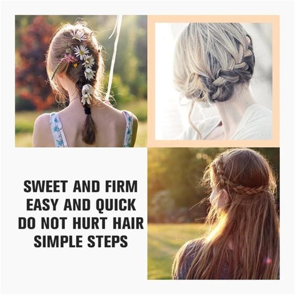 French Braid Hair Styling Clip Stick, DIY Braiding Tool for Quick Hairstyles, Easy to Use, Compact Size for On-the-Go, Perfect for Parties a - Image 3