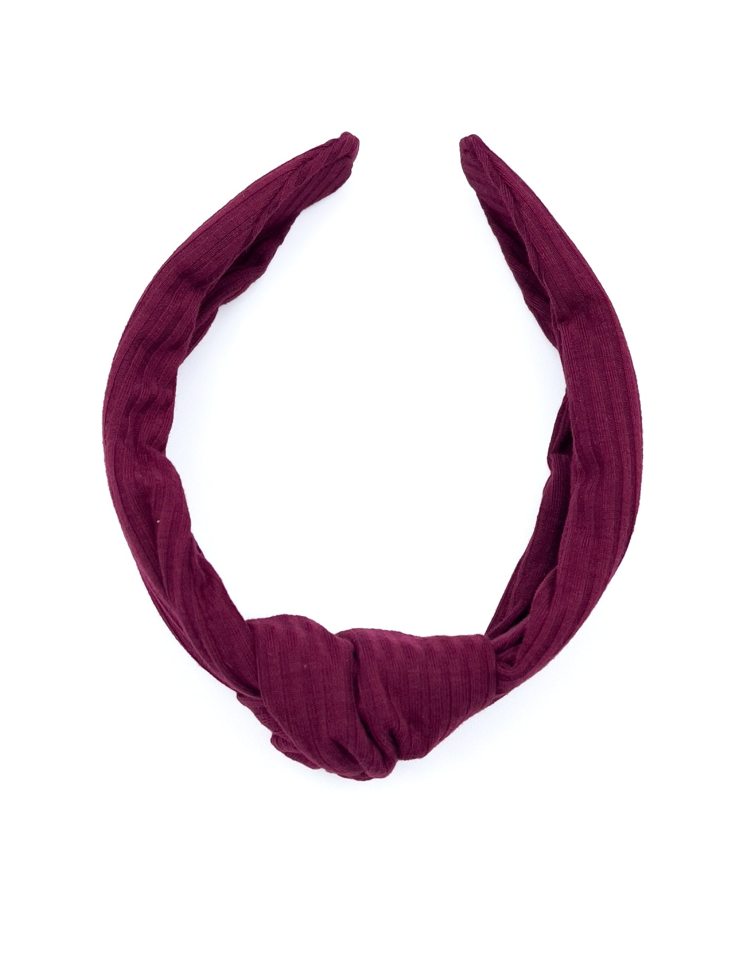 Knotted Headband, Red - Image 2