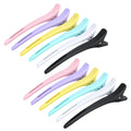 12 Pack Duckbill Hair Clips - Colorful Sectioning Clamps for Hair Cutting, Styling, Updos & Bangs - Lightweight Salon...