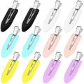 12 Pcs No Crease Hair Clips, No Bend Hair Clips, Makeup Creaseless Hair Clips for Styling Sectioning, Duck Bill Small...