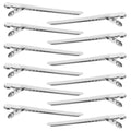 12pcs Large Long Alligator Hair Clips for Styling Salon Sectioning Durable Non- Metal Clips for Thick and Thin Hair S...