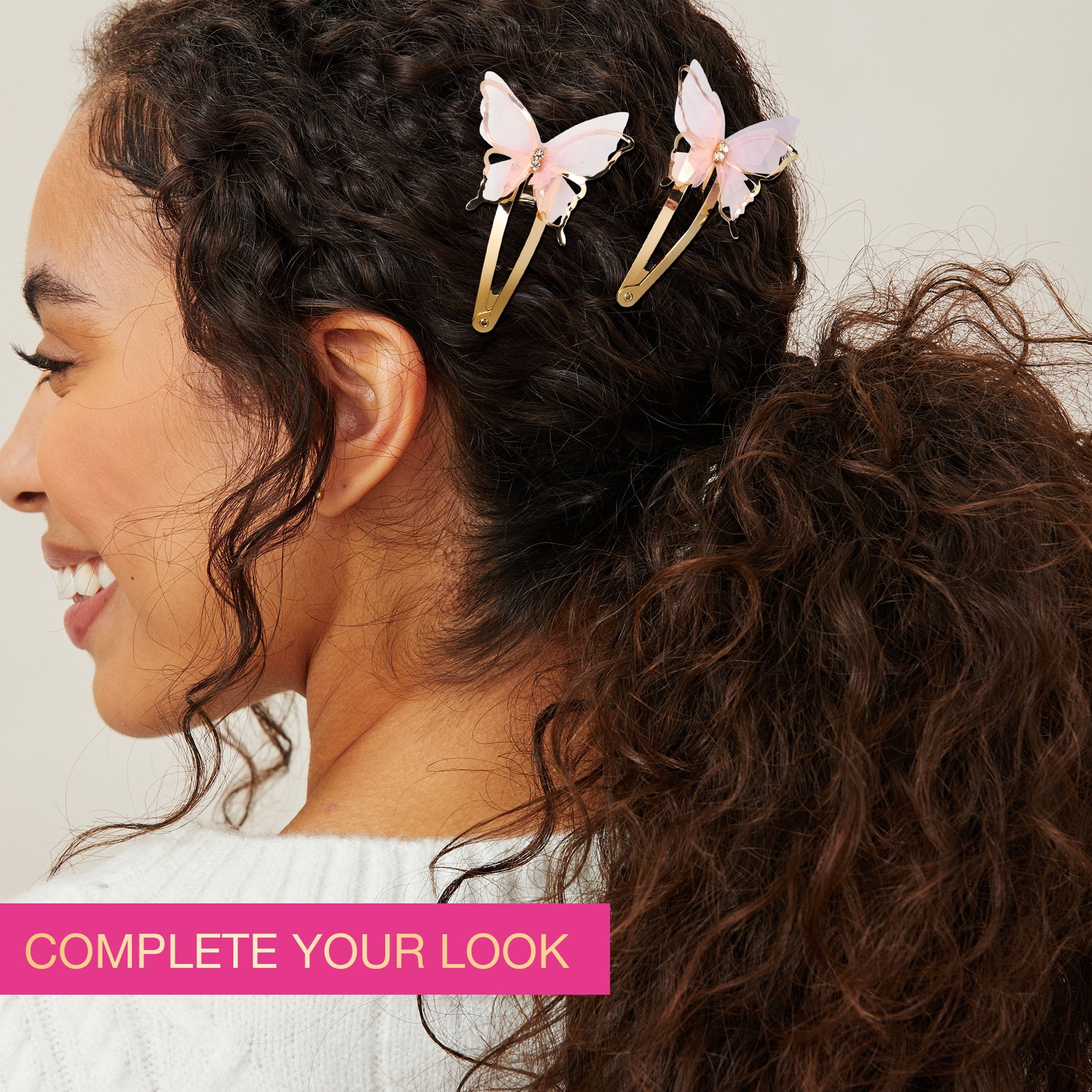 Pink & Gold Tone, All Hair Types, 2 Count - Image 6