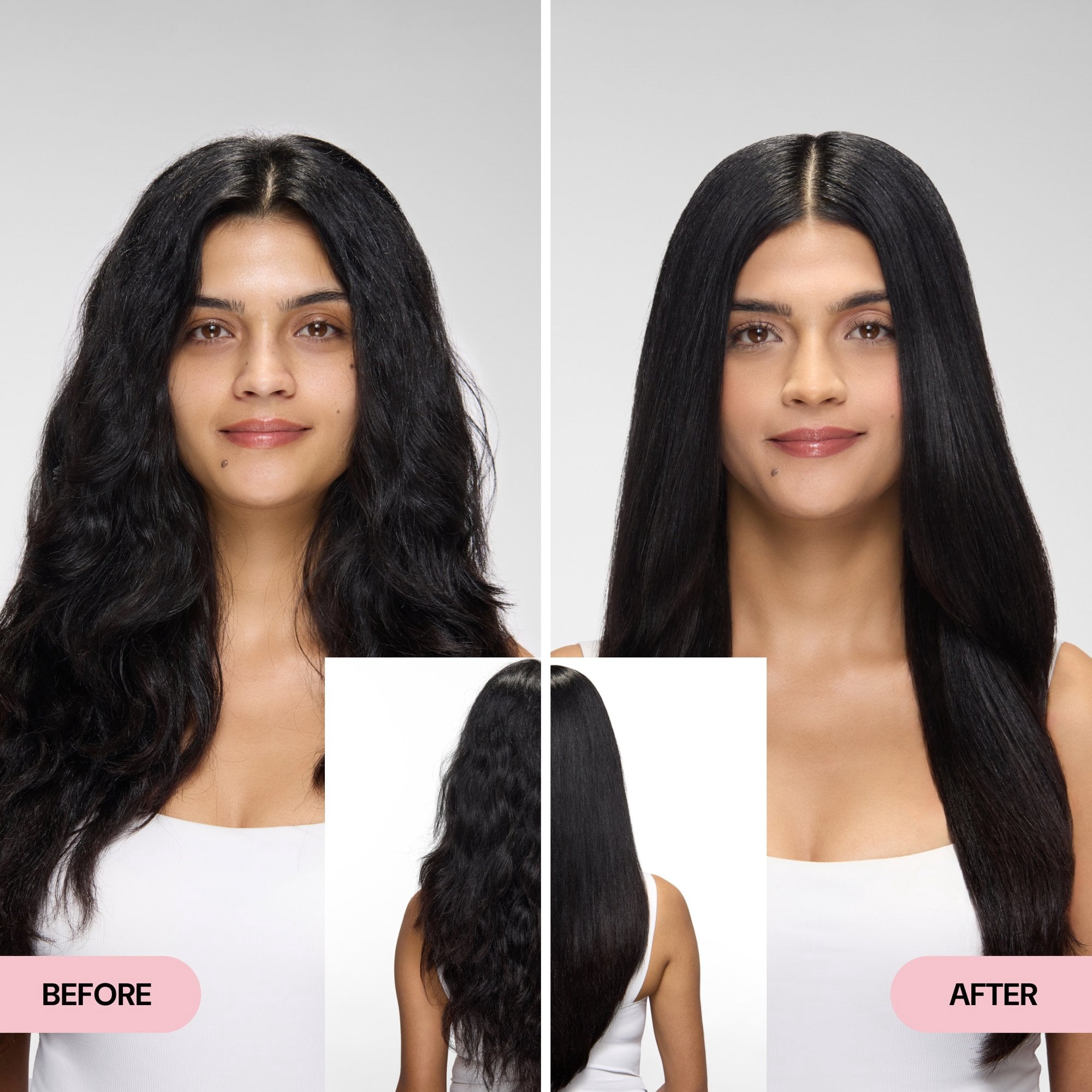 Vite Ceramic Straightening Brush with Digital Display for Sek Frizz-Free (Blush) - Image 5