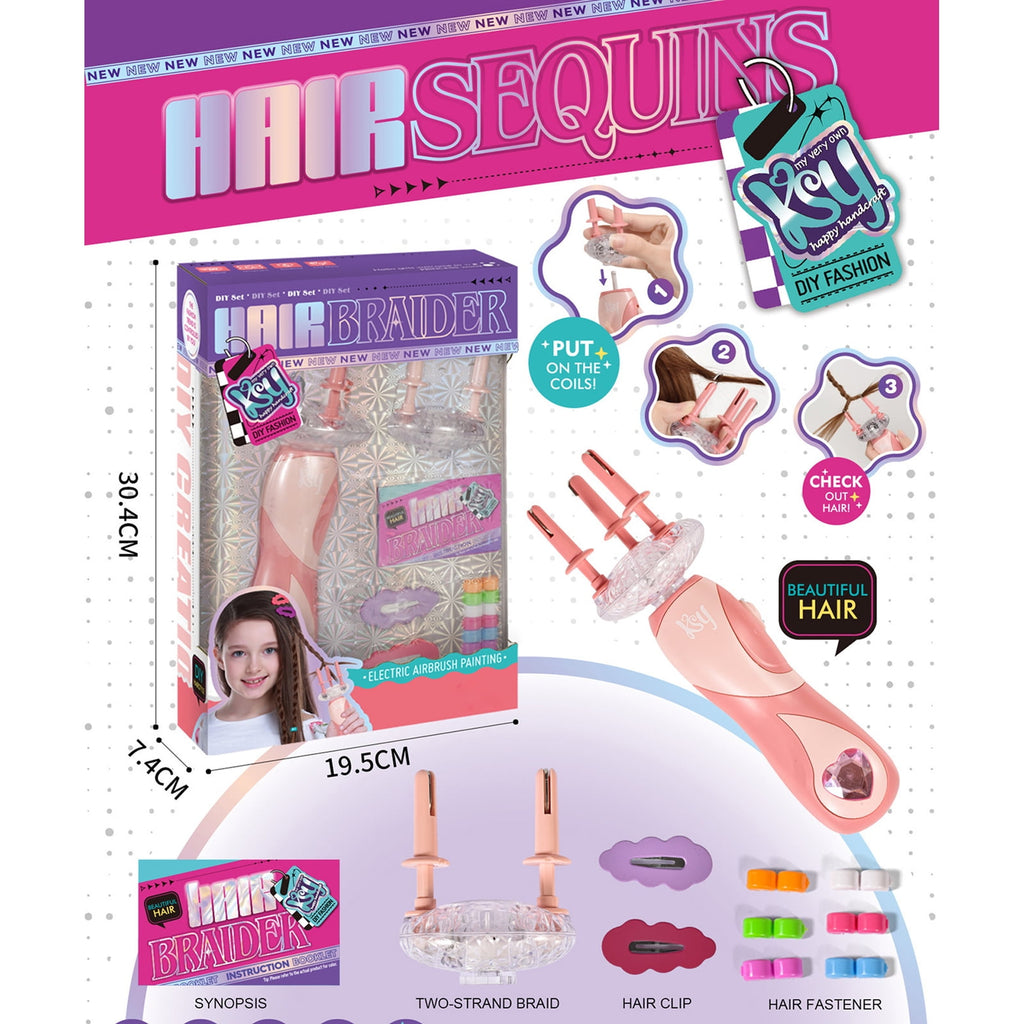 Electric Hair Braiding Kits Hair Styling Machine Popular Hairstyle Making Tool for Women Girl Quick Twist Hair Braider - Image 5