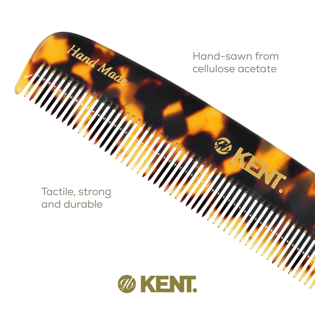 Kent 7T Handmade All Fine Tooth Pocket Comb for Men, Hair Comb Straightener for Everyday Grooming Styling Hair, Mustache and Beard, Use Dry - Image 6
