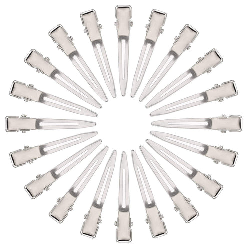 1.75 Prong Curl Metal Hair Clips for Dreads Lock Clips Hair Alligator Clips Silver Section Clips Metal Alligator Clip... - Image 2