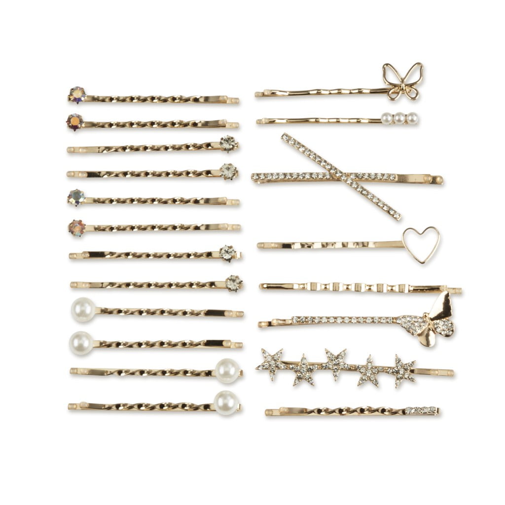 Pack Bobby Pins, Gold, 20 Count - Image 4