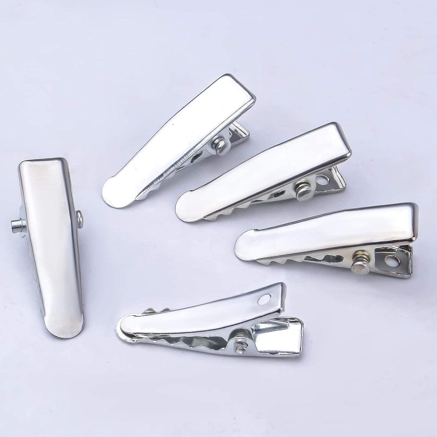 100pcs Alligator Duckbill Hair Clips Metal Single Prong Hair Clip Hairpins Teeth Bows Professional Sectioning Clips DIY Hair Accessories for - Image 5