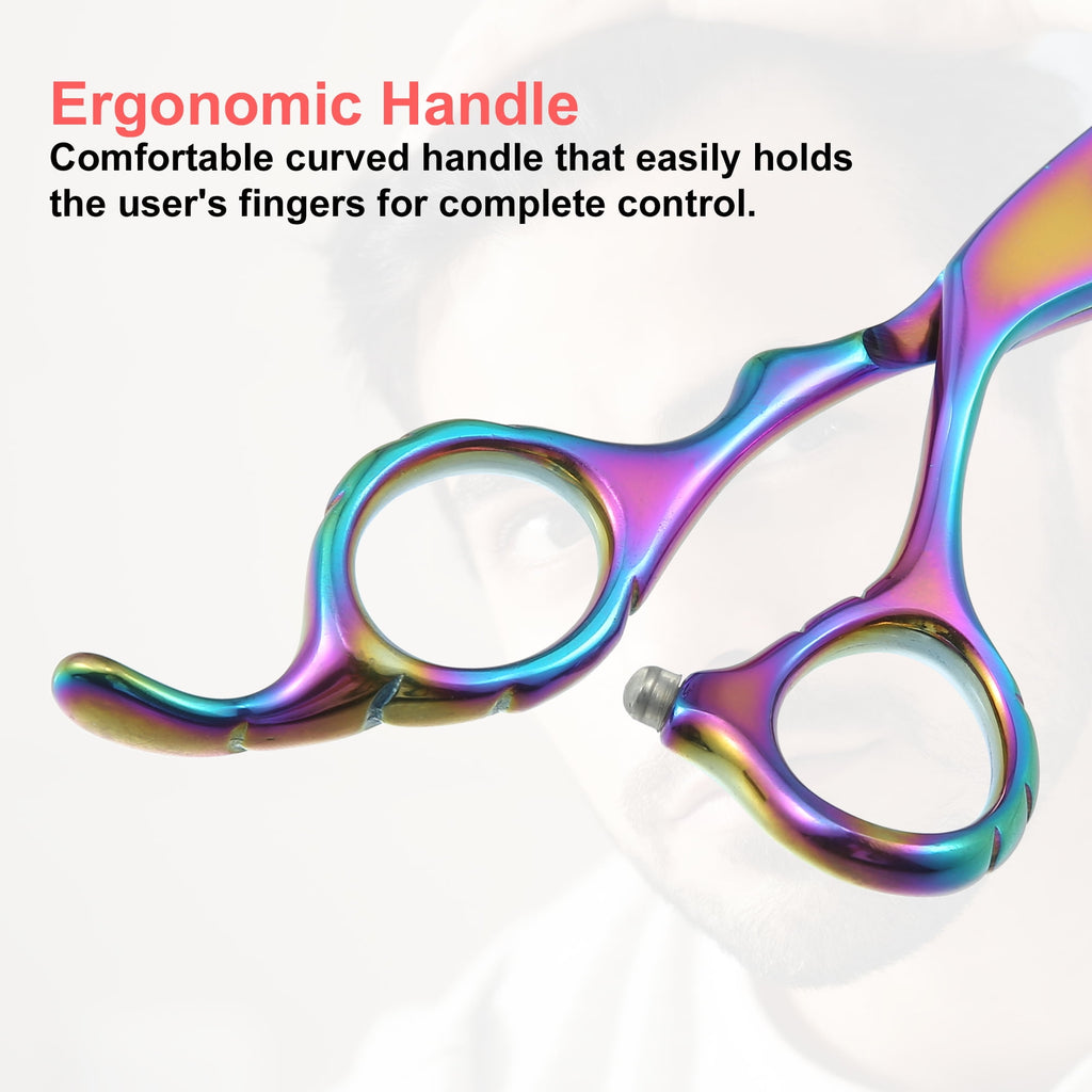 Professional Hair Cutting Scissors 6.5inch Barber Scissors Multicolor - Image 3