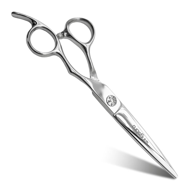 wingsbro 6.7 inches Silver Hair Cutting Scissors for Men and Women, Professional Salon Barber Hairdressing Scissors - Image 6