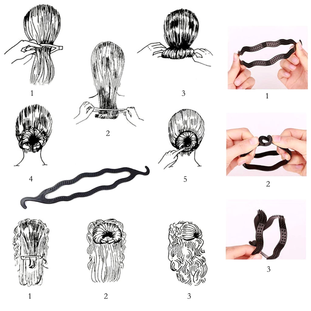 Modelling Tool Kit Magic Fast Spiral Braid Braiding Tool 19x Styling Set for Designer - Image 6