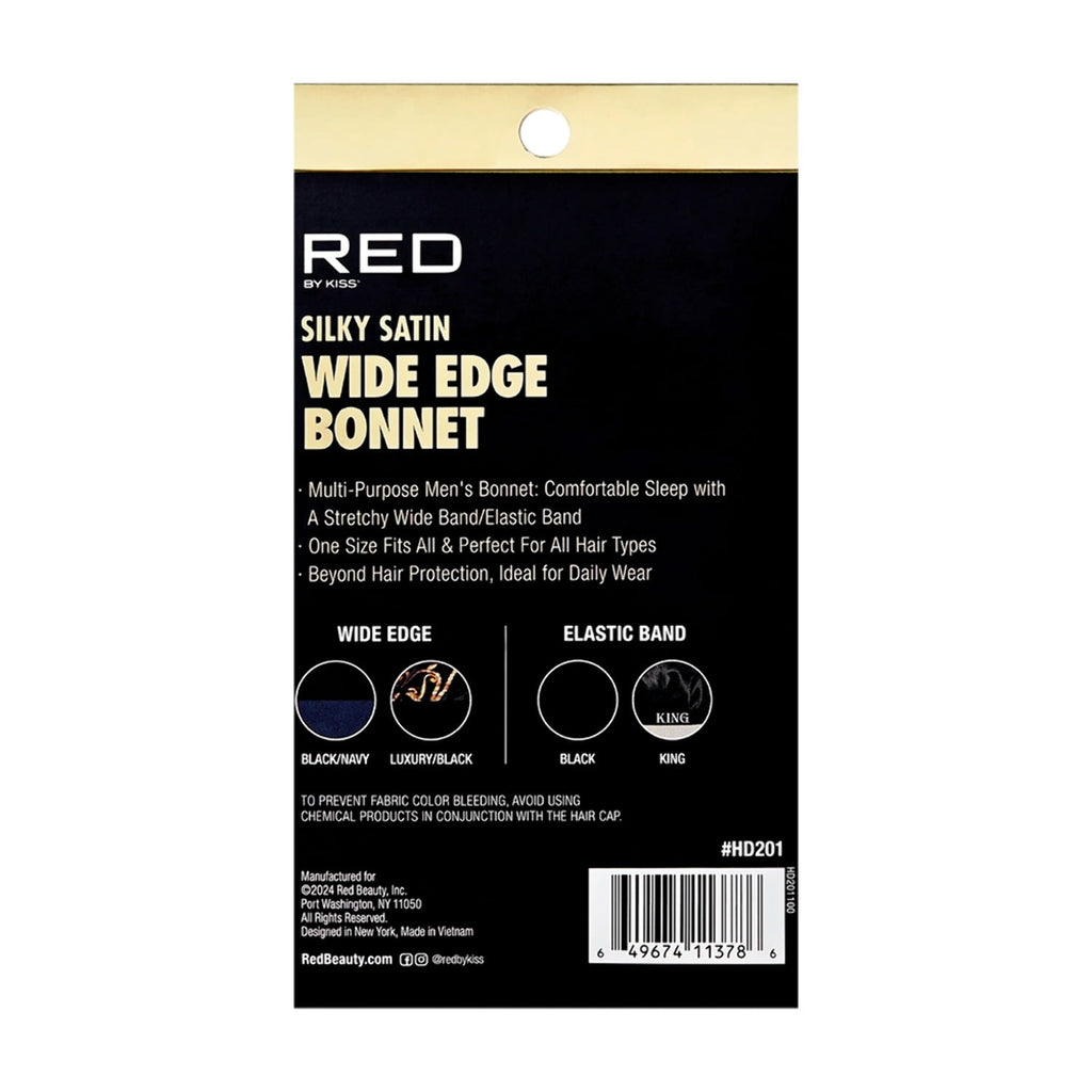 Red , Soft Anti-Frizz Fabric, All Hair Types, No Slip Wide Band Comfort, Anti Breakage Protection, Daily Wear - Image 5