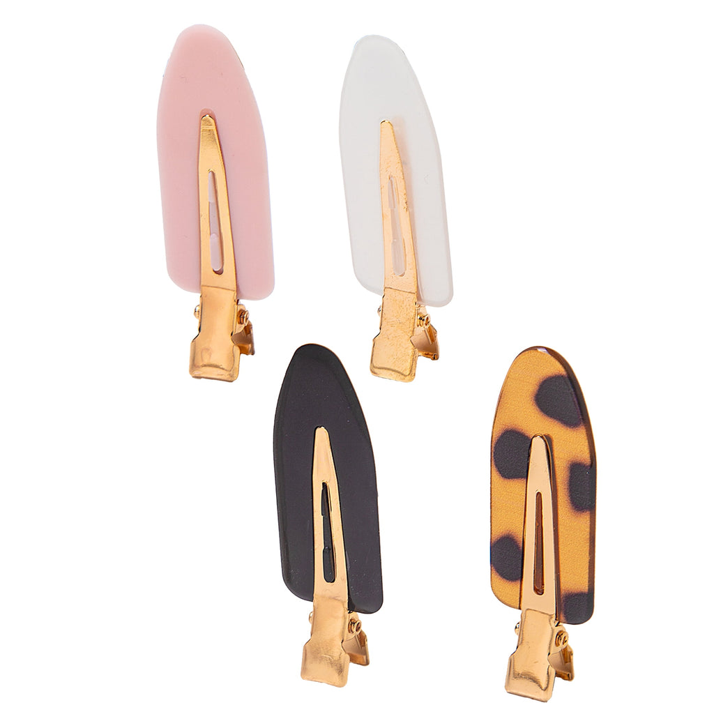 NonSlip Creaseless Hair Clips, NoDent Styling Clips for Makeup, HeatFree Hair Styling & Sectioning, 8 Count - Image 4