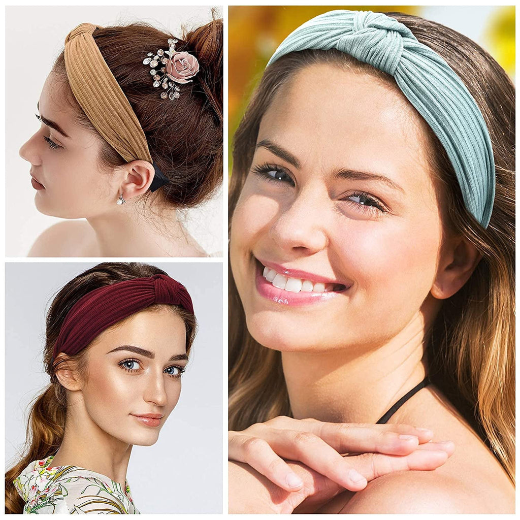 8 Headbands, Headbands in 8 Colors, Elastic Headbands for Women - Image 4