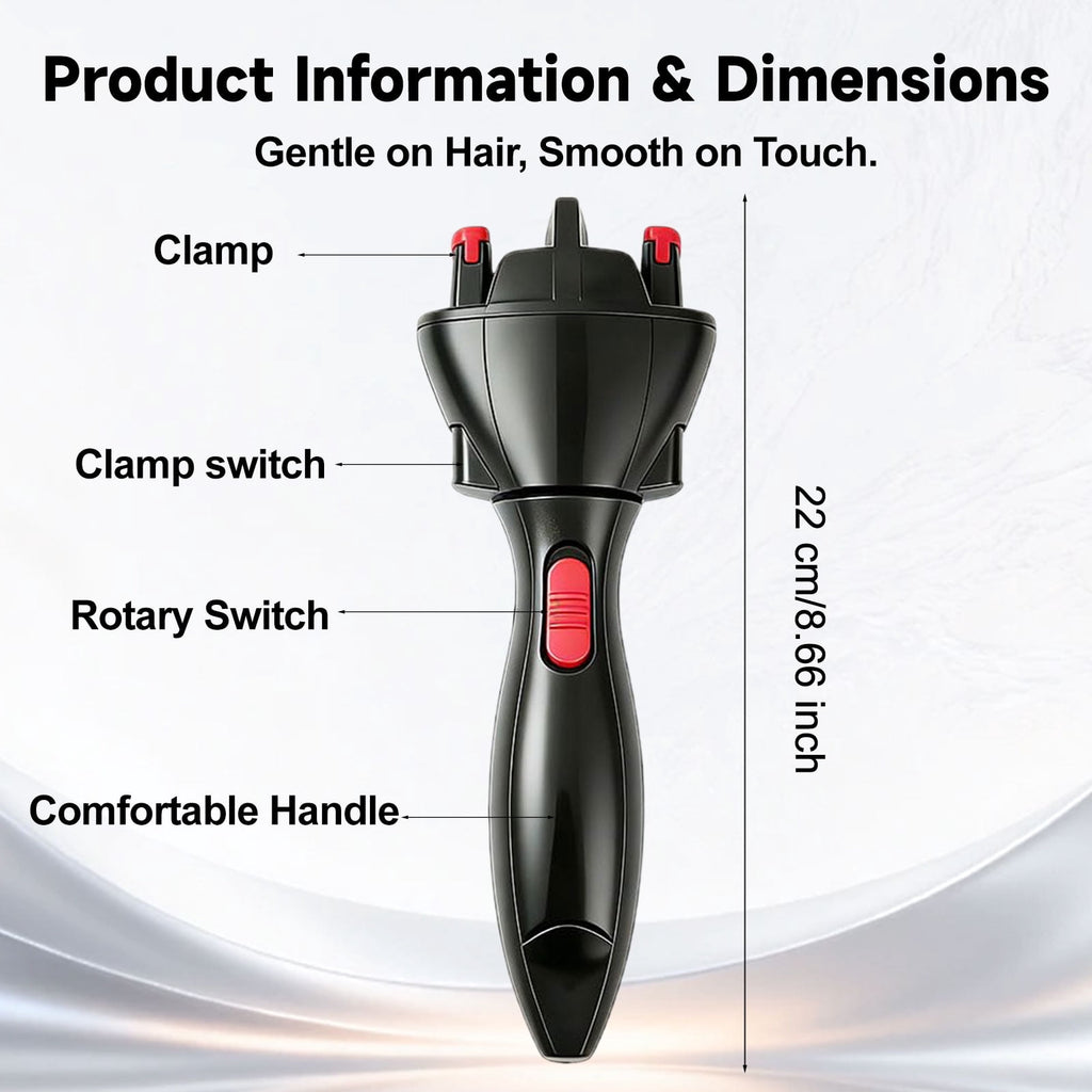Automatic Hair Braider, Electric Quick Hair Twister, DIY Smart Hair Styling Tool, Battery Powered for Easy Hairstyling - Image 2