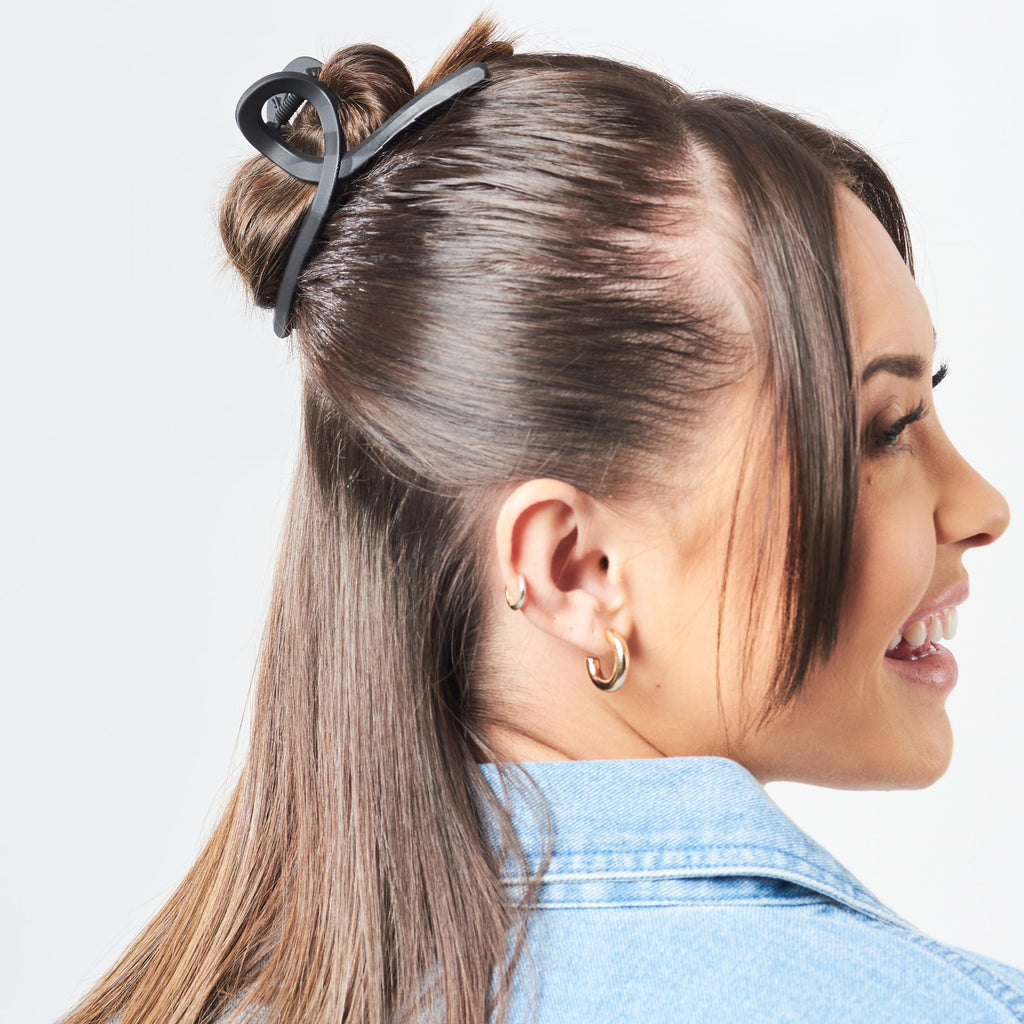 Clip For Fine Hair, Black Blonde, 2 Count - Image 2