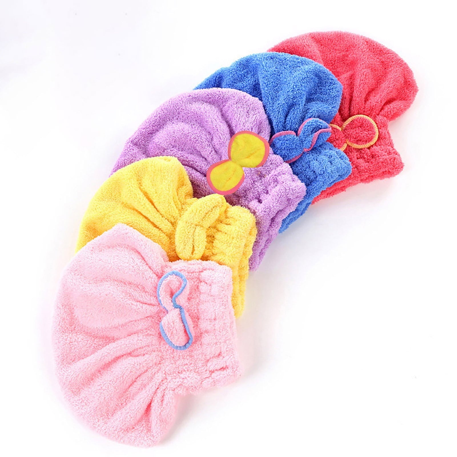 Travelwant Microfiber Hair Drying Caps, Extrame Soft & Ultra Absorbent, Fast Drying Hair Turban Wrap Towels Shower Cap for Girls and Women - Image 6