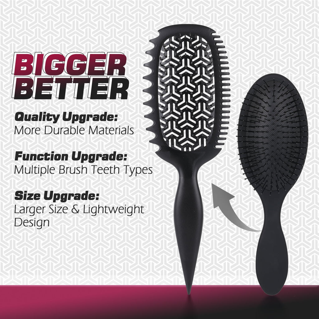 Defining Vented Hair for Effortlessly Detangling & Blow Drying, Professional Airflow for All Hair Types, Shaping & St... - Image 5