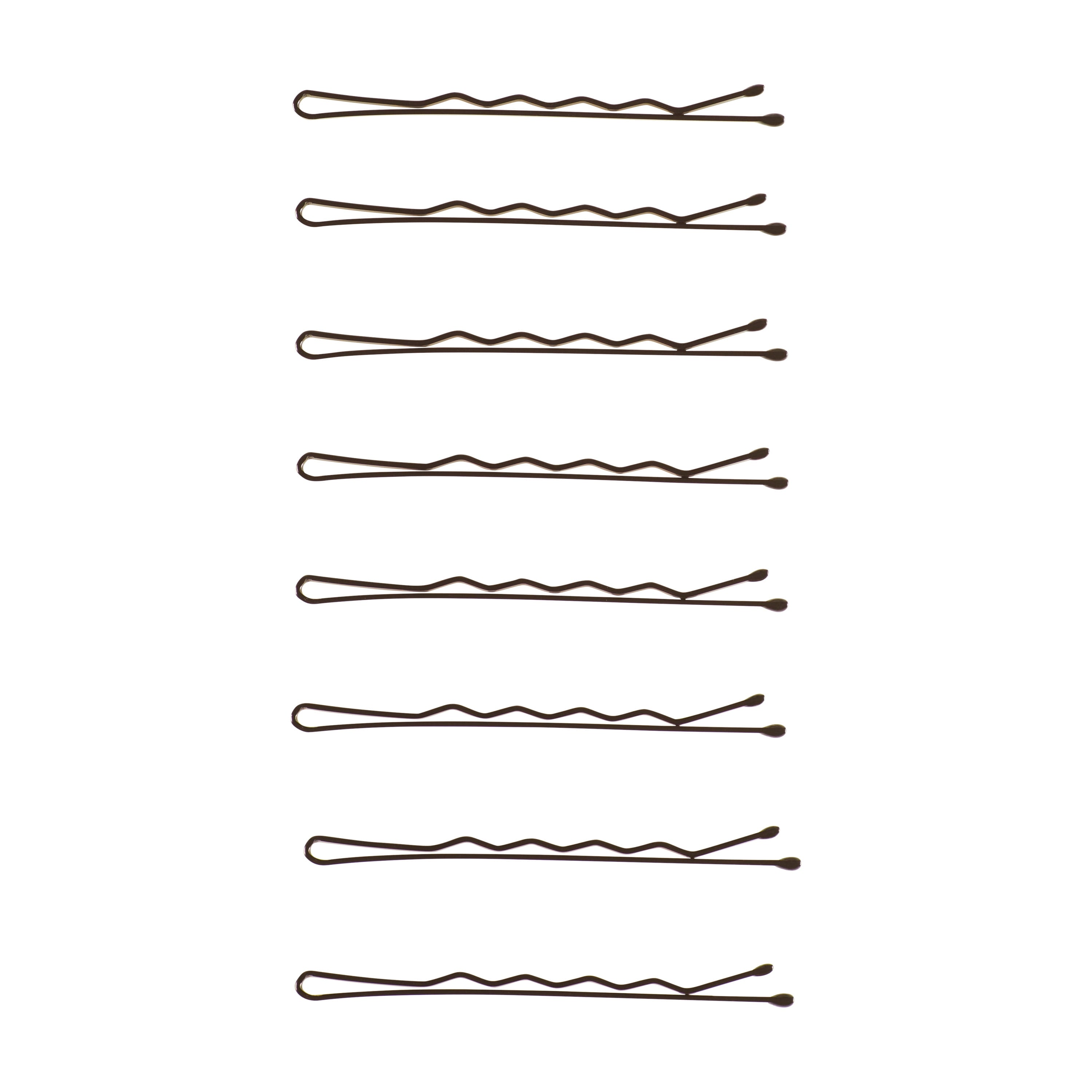 Small Bobby Pins, Hair Pins, Secure Hold for All Ages, Black, 45 Ct - Image 2