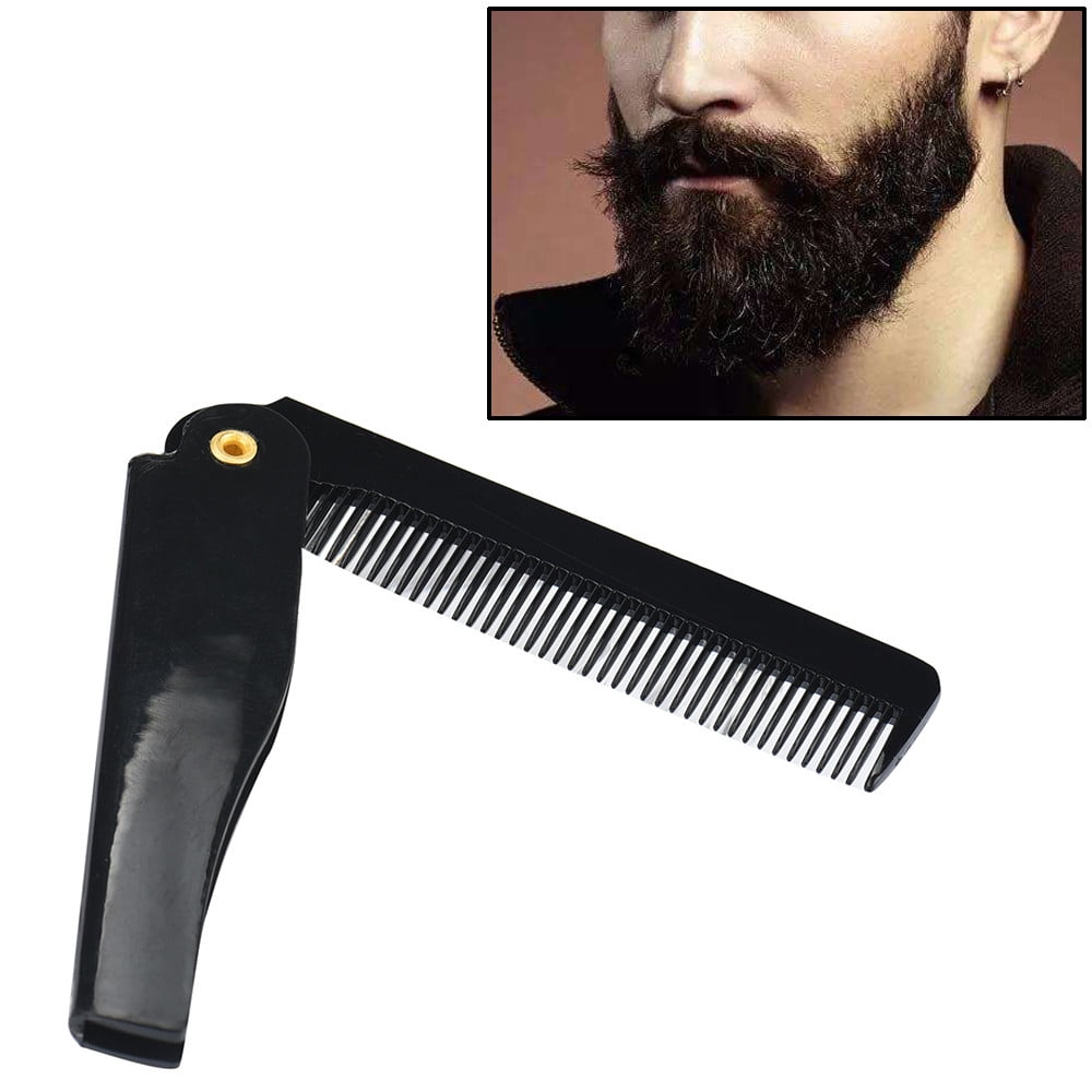Hair Brush for Men Styling Folding Beard Comb Grooming Tool Travel Hairdressing Beauty Accessories - Image 6