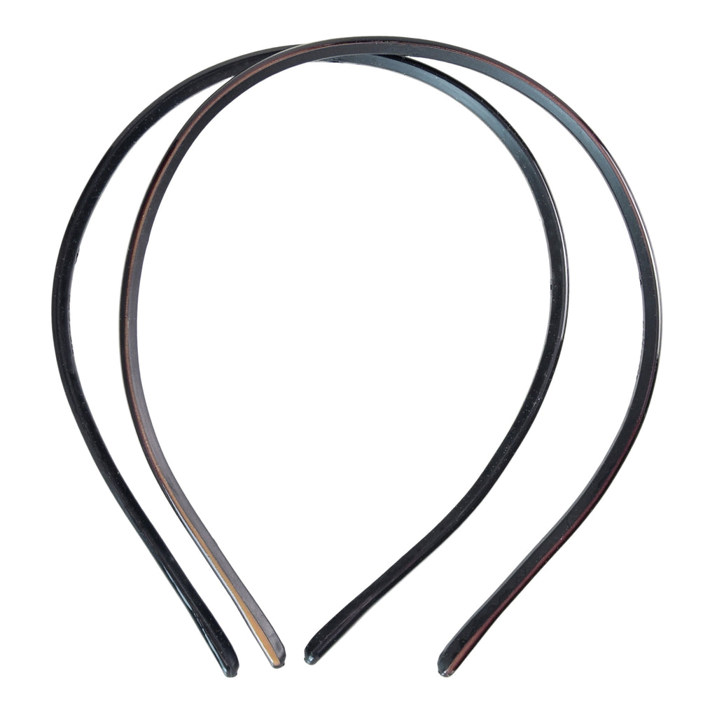 Flexible Skinny Plastic Headbands, Multicolor, 2 Count - Image 4