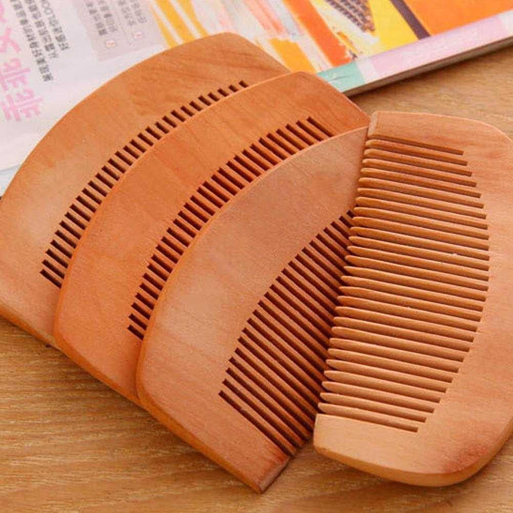 en Comb Anti-Static Beard Tren Hair Engraved Natural - Image 5